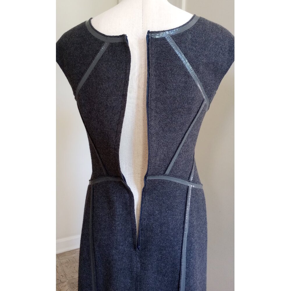 2007 Prada paneled wool midi dress - Picture 5 of 8